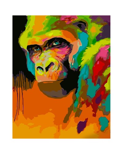 Набір для розпису по номерах Арт-мавпа Strateg розміром 40х50 см (GS1500)